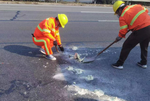 醴陵公路下沉注浆加固